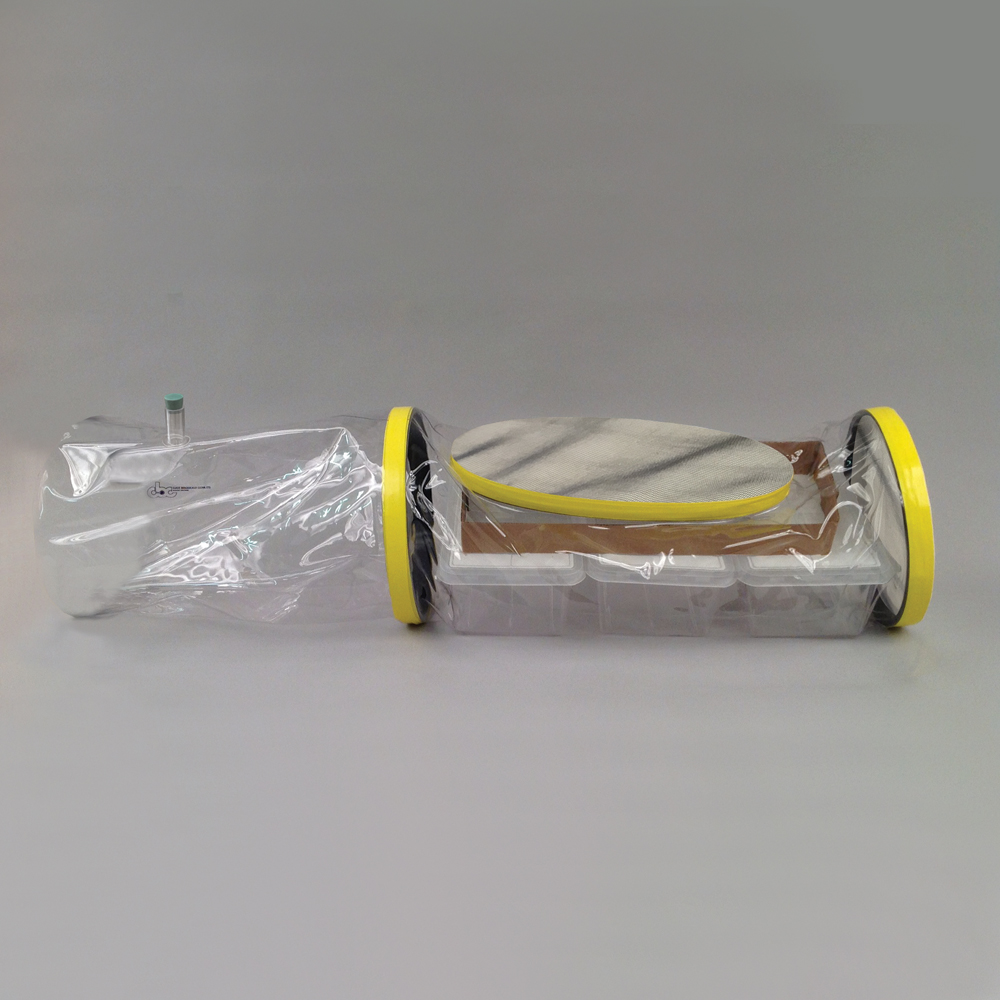 CBC Germ-free Shipper Sleeve to safely transport gnotobiotic mice and rodents.