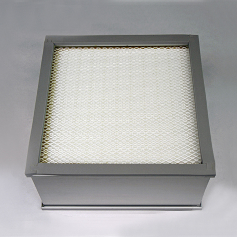 Round and square HEPA filters for gnotobiotic isolators, cleanrooms and containment units.