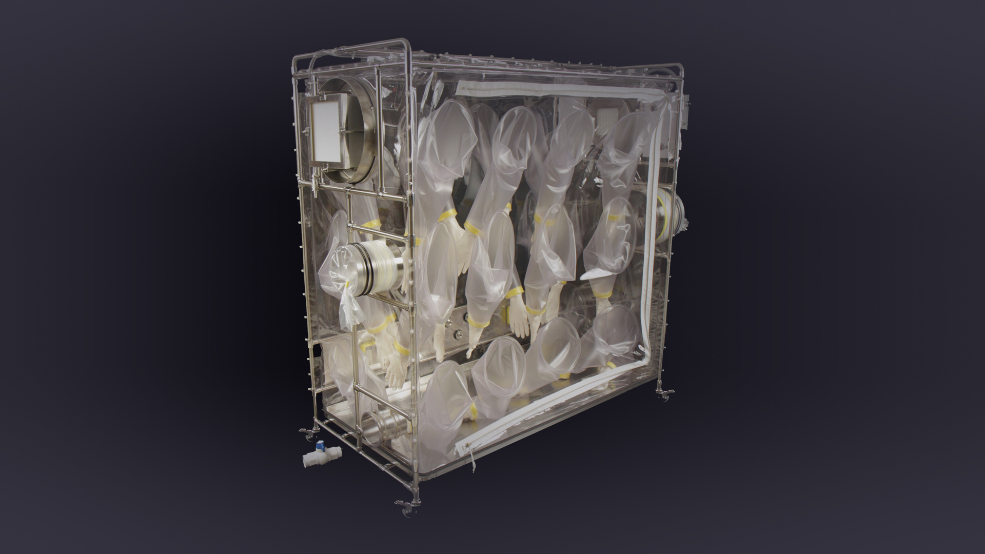 Custom Flexible film production isolator for bio/pharmaceutical use.