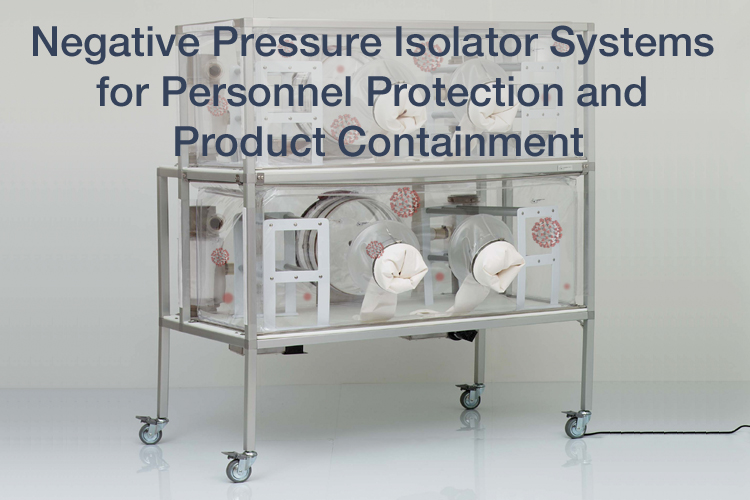 Negative pressure animal research isolators.