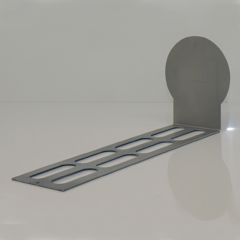 Standard Sterilizing Cylinder Supply Tray with backstop to help prevent items from falling off tray.