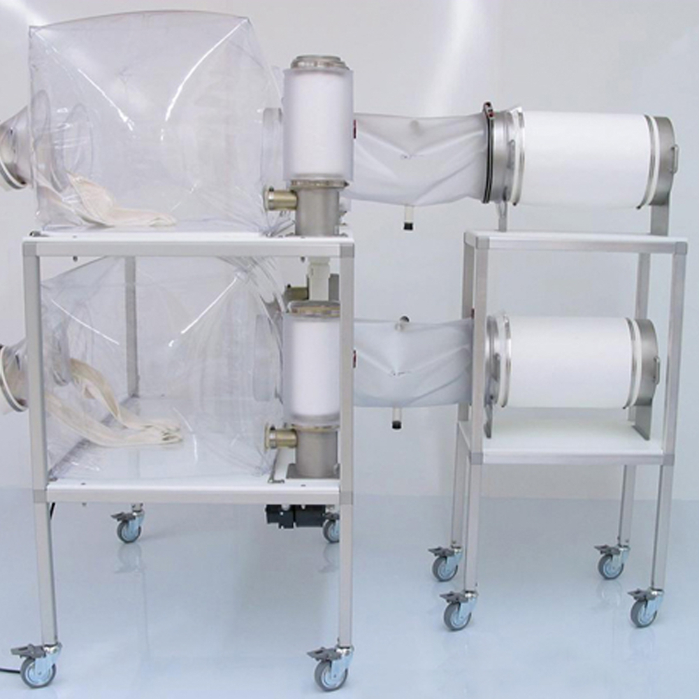 Transfer Cart/Trolley to safely and securely transport sterilizing cylindersd.